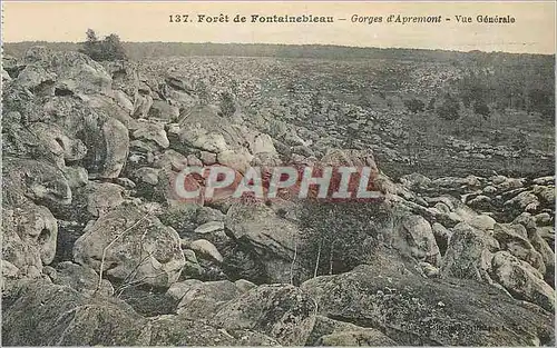 Cartes postales Foret de Fontainebleau Gorges d'Apremont Vue Generale