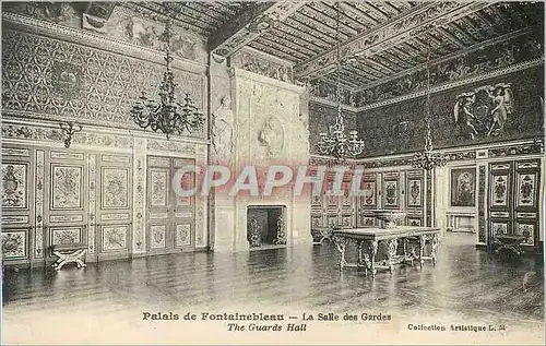 Ansichtskarte AK Palais de Fontainebleau La Salle des Gardes