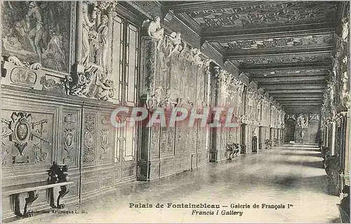 Ansichtskarte AK Palais de Fontainebleau Galerie de Francois 1er