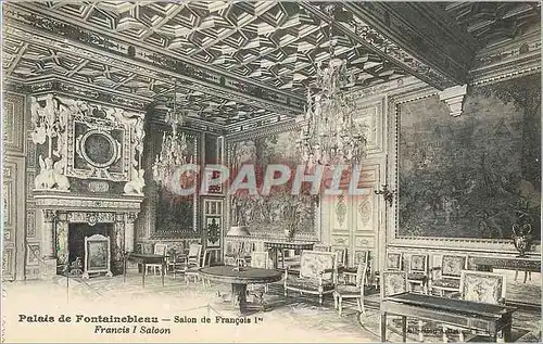 Cartes postales Palais de Fontainebleau Salon de Francois 1er