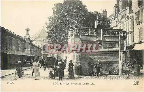 Cartes postales Blois La Fontaine Louis XII