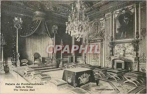 Cartes postales Palais de Fontainebleau Salle de Trone