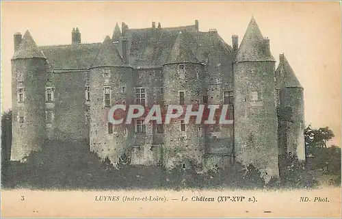 Cartes postales Luynes (Indre et Loire) Le Chateau (XVe XVI S)