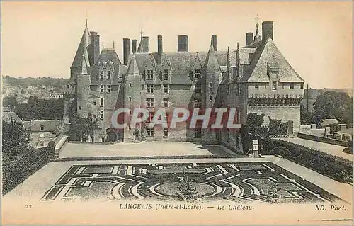 Ansichtskarte AK Langeais (Indre et Loire) Le Chateau