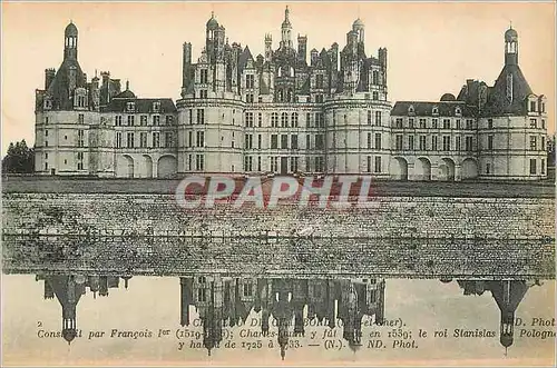 Cartes postales Chateau de Chambord ( Loir et Cher)