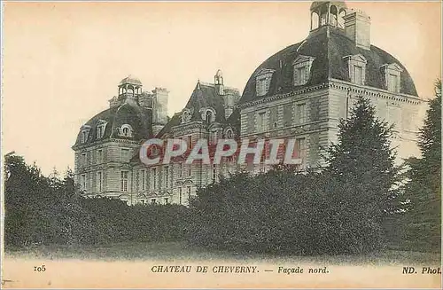 Cartes postales Chateau de Cheverny Facade Nord