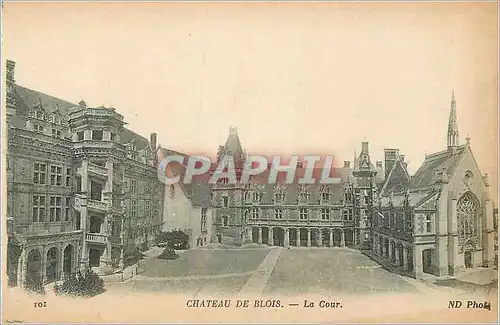 Ansichtskarte AK Chateau de Blois La Cour