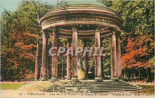 Cartes postales Versailles Parc du Petit Trianon Le Temple de l'Amour