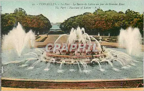 Ansichtskarte AK Versailles Le Parc Le Bassin de Latone un Jour de Grandes Eaux