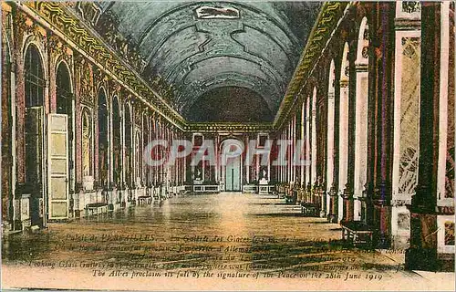 Cartes postales Palais de Versailles La Galeire des Glaces