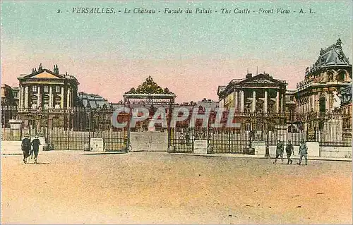 Cartes postales Versailles Le Chateau Facade du Palais