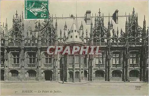 Cartes postales Rouen Le Palais de Justice
