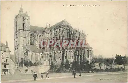 Cartes postales Le Mans Cathedrale Abside
