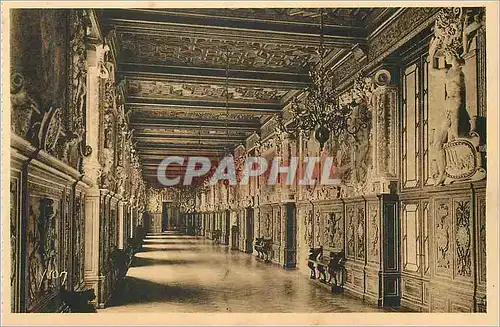 Cartes postales Fontainebleau (S et M) le Palais Galerie Francois 1er