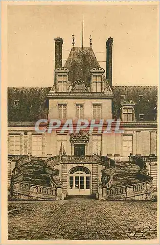 Cartes postales Fontainebleau (S et M) le Palais Escalier du Fer a Cheval la Douce France
