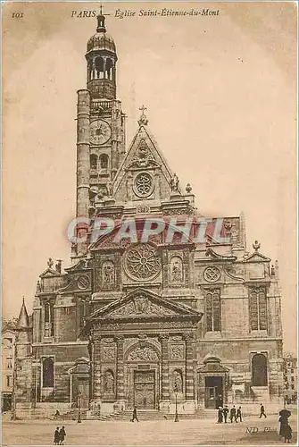 Cartes postales Paris Eglise Saint Etienne du Mont