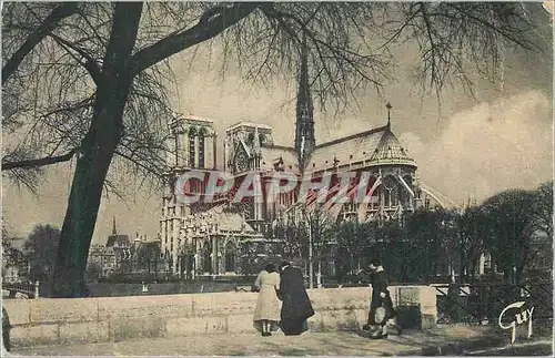 Moderne Karte Paris et ses Merveilles Notre Dame de Paris