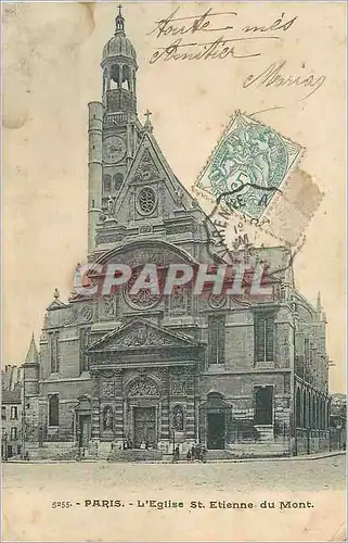 Cartes postales Paris l'Eglise St Etienne du Mont