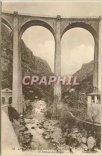 Ansichtskarte AK Le Viaduc Les Gorges du Loup et l'Entree des Gorges