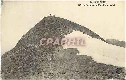 Cartes postales L'Auvergne Le Sommet du Plomb du Cantal