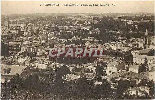 Cartes postales Perigueux Vue Generale Paubourg Saint Georges