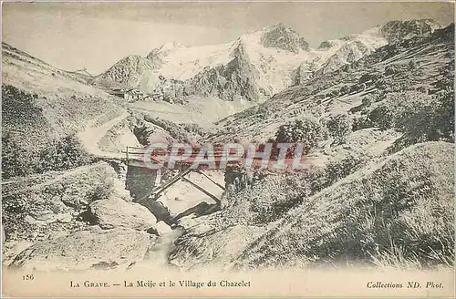 Cartes postales La Grave La Meije et le Village du Chazelet