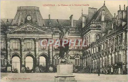 Ansichtskarte AK Luneville Le Chateau et le General Lasalle