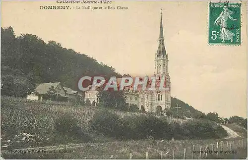Cartes postales Domremy La Basilique et le Bois Chenu
