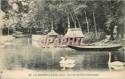 Cartes postales La Rochelle (Ch Inf) Le Lac du Parc Charruyer