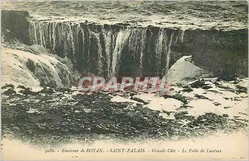 Ansichtskarte AK Environs de Royan Sant Palais Grande Cote Le Puits de Lauture