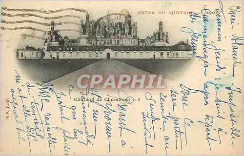 Cartes postales Blois Hotel du Ch�teau (carte 1900)