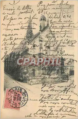 Cartes postales Saint Calais L'Eglise Notre Dame