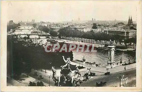 Cartes postales moderne Paris en Flanant Perspective sur la Seine