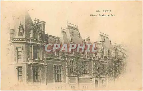 Cartes postales Paris Place Malesherbes