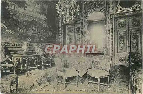 Cartes postales Paris Hotel Lauzun Petit Salon premier Etage Cote Gauche