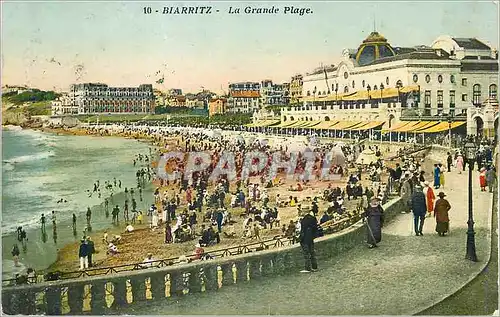 Cartes postales Biarritz La Grande Plage