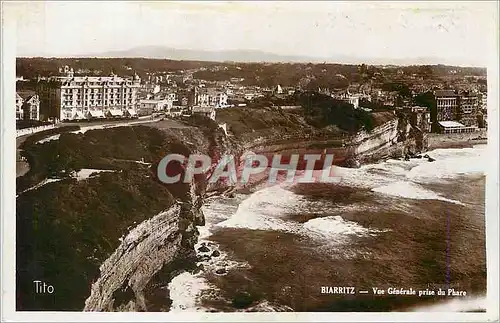 Cartes postales moderne Biarritz Vue Generale prise du Phare