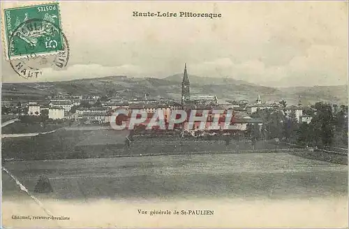 Cartes postales Haute Loire Pittoresque Vue Generale de St Paulien