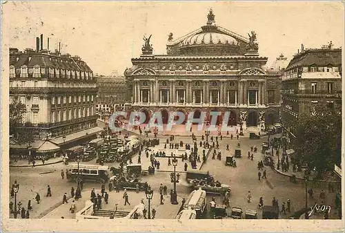 Ansichtskarte AK Paris en Flanant Place de l'Opera