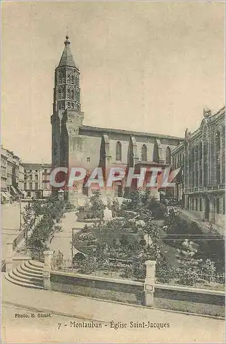 Cartes postales Montauban Eglise Saint Jacques