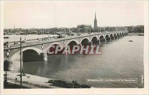 Cartes postales moderne Bordeaux Le Pont sur la Garonne