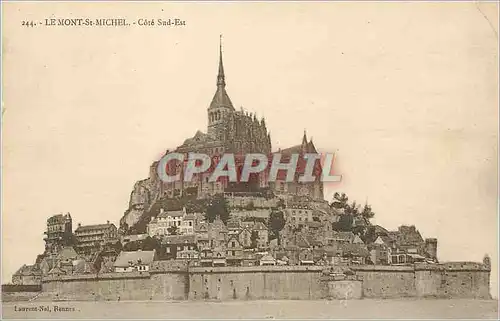 Ansichtskarte AK Le Mont St Michel Cote Sud Est