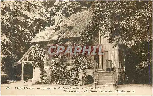 Cartes postales Versailles Hameau de Marie Antoinette Le Boudoir