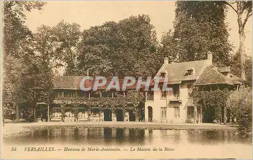 Ansichtskarte AK Versailles Hameau de Marie Antoinette La Maison de la Reine