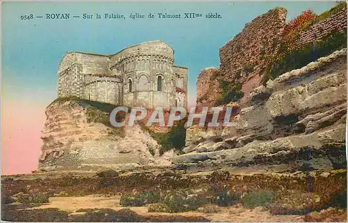 Ansichtskarte AK Royan Sur la Falaise Eglise de Talmont XIIe Siecle