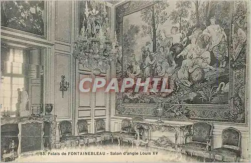 Ansichtskarte AK Palais de Fontainebleau Salon d'angle Louis XV