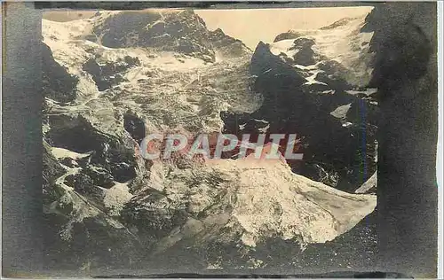 CARTE PHOTO Alpes Glacier