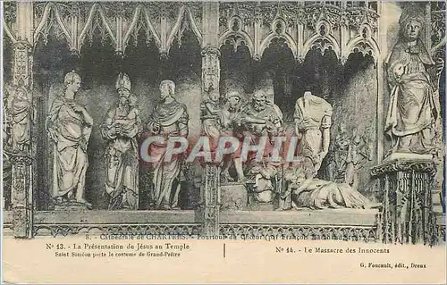 Cartes postales Cathedrale de Chartres Poutour de Choeur