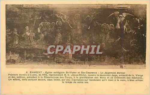 Cartes postales Ennezat Eglise Collegiale St Victor et Ste Couronne