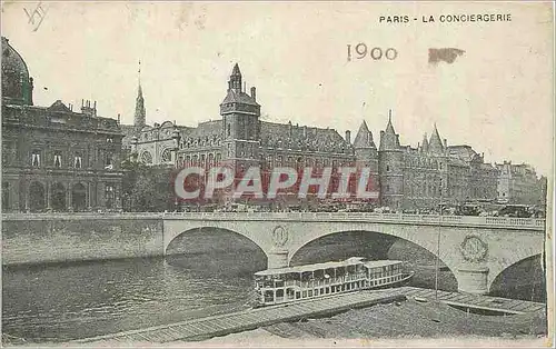 Ansichtskarte AK Paris La Conciergerie Bateau